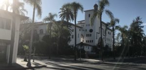 Santa Barbara Court House Santa Barbara St. view