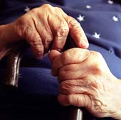 Older woman's hands